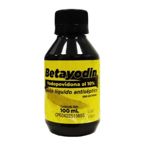 BETAYODIN IODOPOVIDONA 10% SOL JABONOSA 100ML
